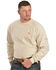 Image #1 - Ariat Men's FR Workwear Crew Long Sleeve Work T-Shirt - Big & Tall, Sand, hi-res
