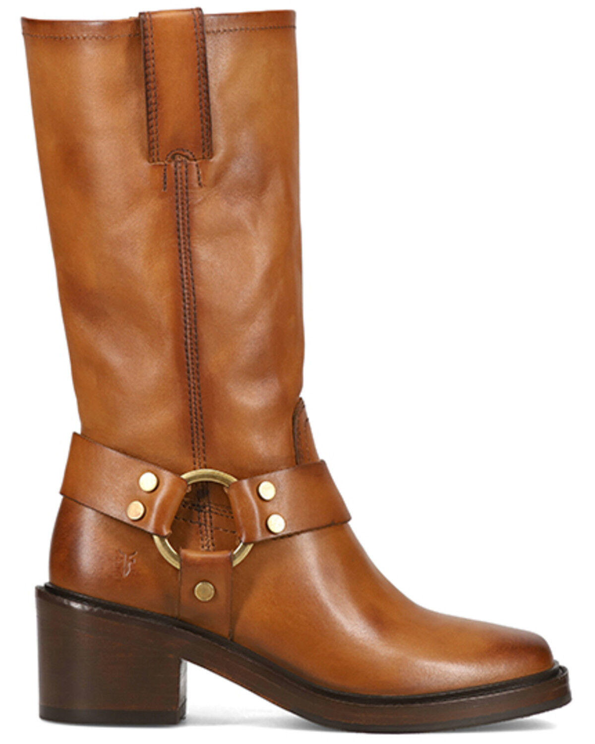 Image #2 - Frye Women's Kate Harness Fashion Boots - Square Boots, Bark, hi-res