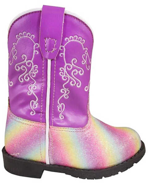 Smoky Mountain Toddler Girls' Hopalong Western Boots - Round Toe, Multi, hi-res