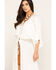 Band of Gypsies Women's Ivory Tie Front Duster, , hi-res