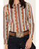 Image #3 - Shyanne Women's Printed Long Sleeve Riding Shirt, Caramel, hi-res