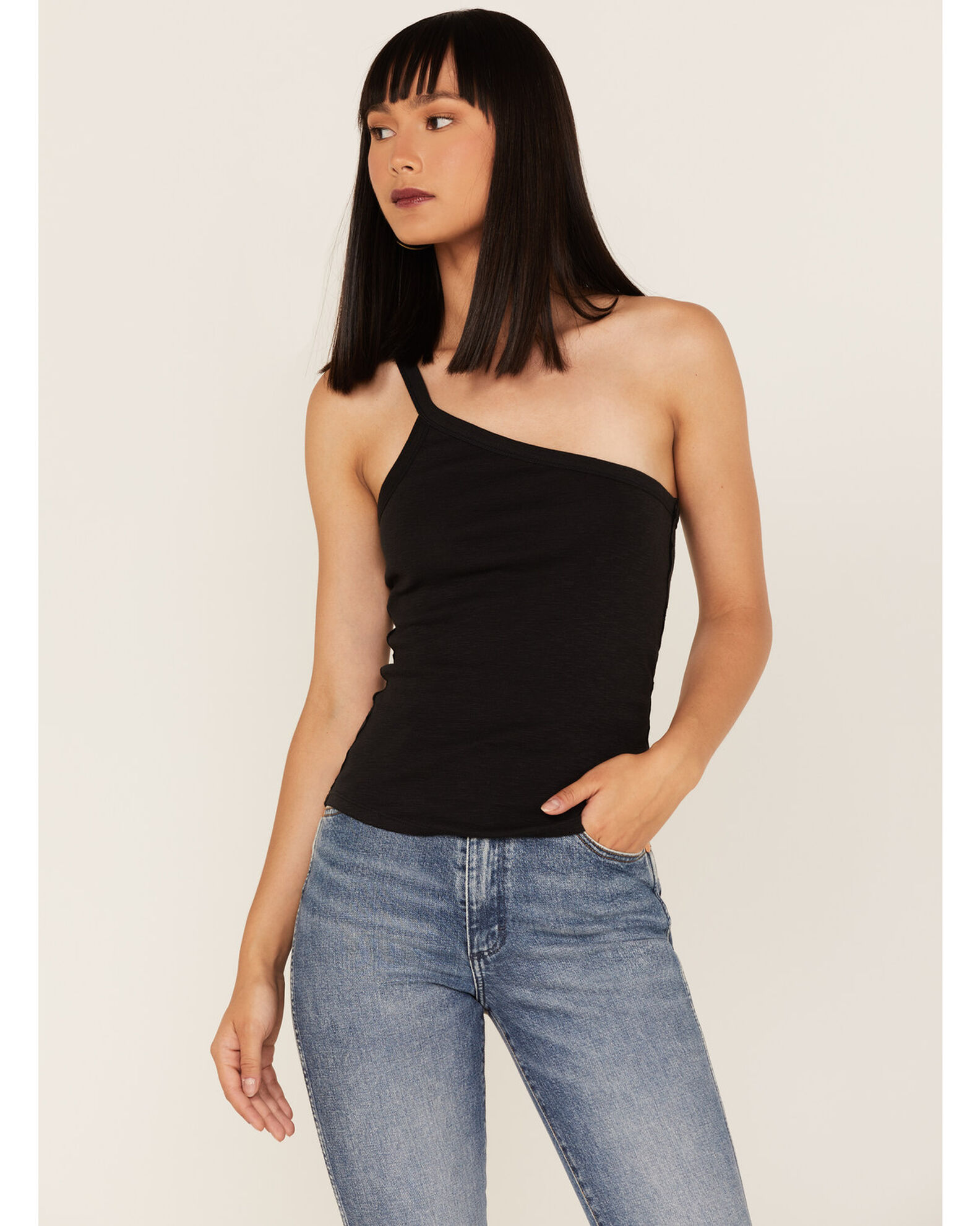 Product Name Free People One Way Or Another One Shoulder Tank Top