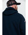 Image #2 - Ariat Men's FR Primo Fleece Logo Hooded Work Sweatshirt - Tall , Navy, hi-res