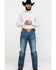 Rough Stock by Panhandle Men's Kaibab Southwestern Print Long Sleeve Western Shirt , White, hi-res