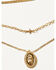 Image #3 - Shyanne Women's Saint Mary Layered Necklace, Gold, hi-res