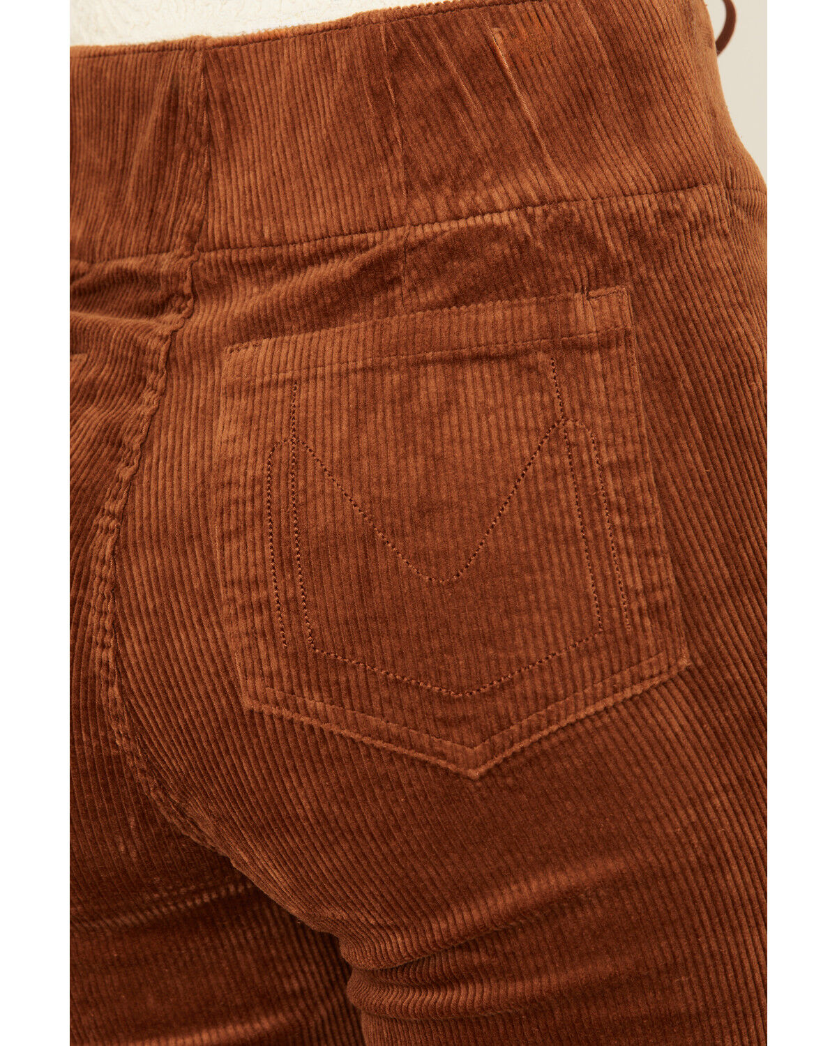 Image #4 - Show Me Your Mumu Women's Cam High Rise Corduroy Bell Bottom Pants, Brown, hi-res
