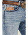 Image #2 - Cody James Men's Clover Leaf Wash Jackson Slim Straight Stretch Denim Jeans, Blue, hi-res