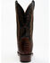 Dan Post Men's Exotic Ostrich Leg Western Boots - Snip Toe , Brown, hi-res