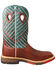 Image #2 - Twisted X Men's CellStretch Western Work Boots - Alloy Toe, Cognac, hi-res