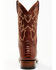 Image #3 - Cody James Men's Brandy Ostrich Leg Exotic Western Boots - Broad Square Toe, Red, hi-res