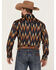 Image #4 - Dale Brisby Men's All-Over Digtal Print Long Sleeve Snap Western Shirt, Charcoal, hi-res