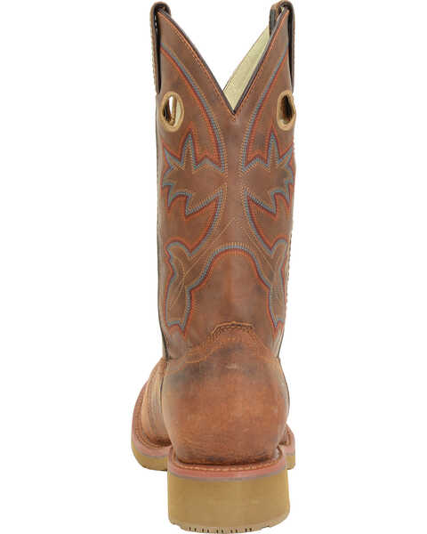 Image #6 - Double H Men's 11" Earthquake Rust ICE Western Work Boots - Square Toe, Tan, hi-res