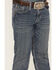 Image #2 - Cody James Boys' Stone Cold Wash Slim Boot Stretch Jeans, Dark Medium Wash, hi-res