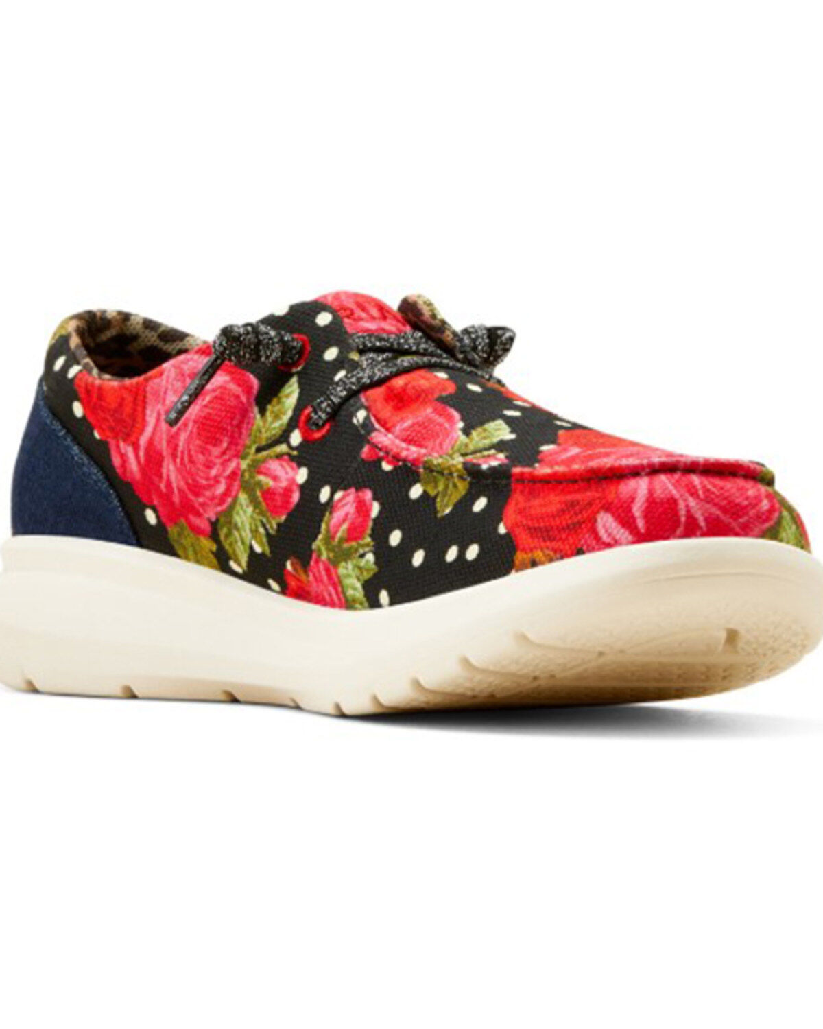 Image #1 - Ariat Women's Hilo Rodeo Quincy Punchy Polka Dot Casual Shoes - Moc Toe, , hi-res