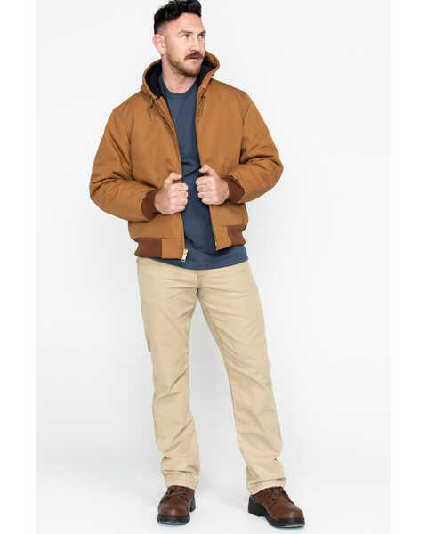 Carhartt Quilted Flannel-Lined Duck Active Jacket, Carhartt Brown