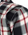 Image #5 - Milwaukee Performance Men's Aramid Reinforced Plaid Flannel Biker Shirt, Black/red, hi-res