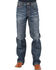 Image #1 - Tin Haul Men's Regular Joe Fit Red Deco Stitching Bootcut Jeans, , hi-res