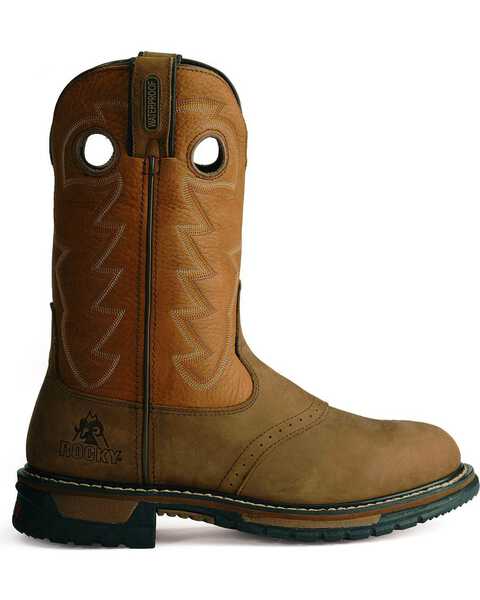 Image #9 - Rocky Branson Waterproof Work Boots, Aztec, hi-res