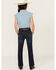 Image #3 - Shyanne Little Girls' Dark Wash Stretch Bootcut Riding Jeans, Dark Wash, hi-res