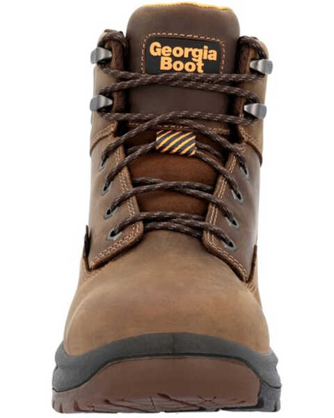 Image #4 - Georgia Boot Men's OT 6" Waterproof Work Boot - Composite Toe, Brown, hi-res
