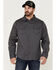 Image #2 - Brothers and Sons Men's Weathered Twill Solid Long Sleeve Button-Down Western Shirt, Charcoal, hi-res