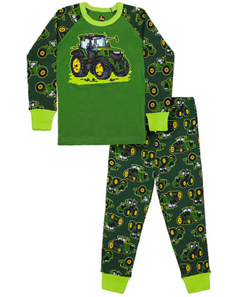 John Deere Toddler Boys' Tractor Pajama Set, Green, hi-res