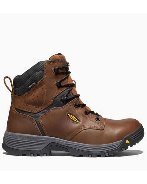 Keen Men's Chicago Waterproof Work Boots - Composite Toe, Brown