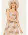 Image #2 - Rock & Roll Denim Women's Patchwork Print Sleeveless Midi Dress, Rose, hi-res