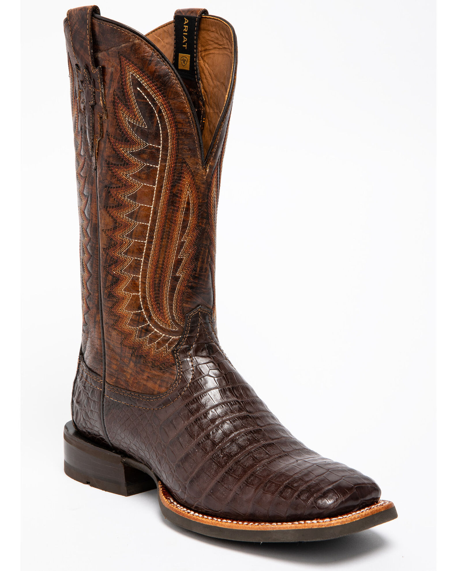 Ariat black caiman boots online