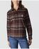 Image #1 - Carhartt Women's TENCEL™ Fiber Series Relaxed Fit Plaid Print Long Sleeve Flannel Shirt, Purple, hi-res