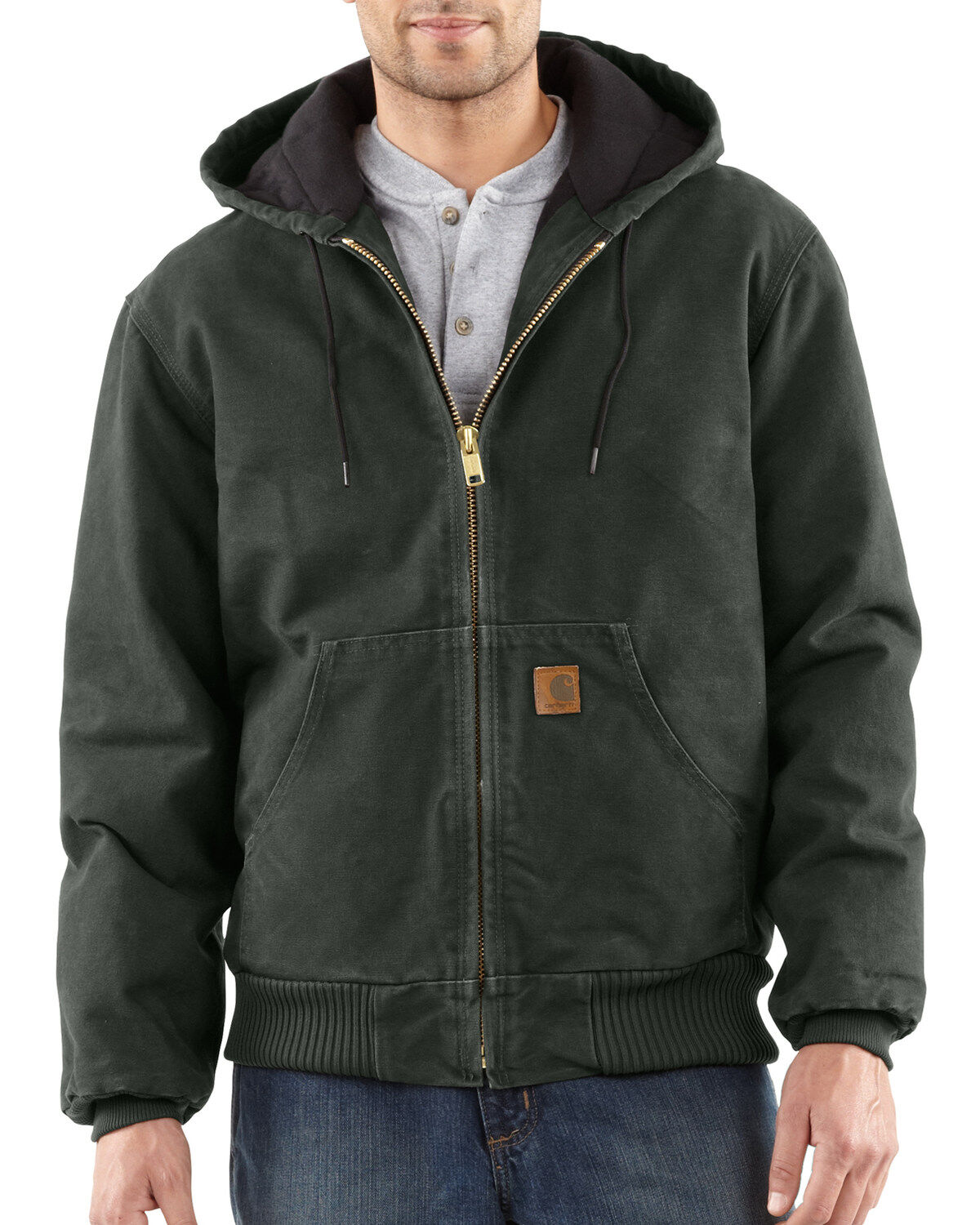 Image #1 - Carhartt Men's Sandstone Duck Active Jacket, , hi-res