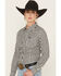 Image #2 - Wrangler Retro Women's Striped Long Sleeve Snap Western Shirt, Black, hi-res