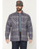 Image #1 - Hawx Men's FR Fulton Plaid Print Button-Down Work Shirt Jacket, Medium Grey, hi-res