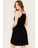 Image #4 - Idyllwind Women's Wolfeboro Embroidered And Beaded Halter Mini Dress, Black, hi-res