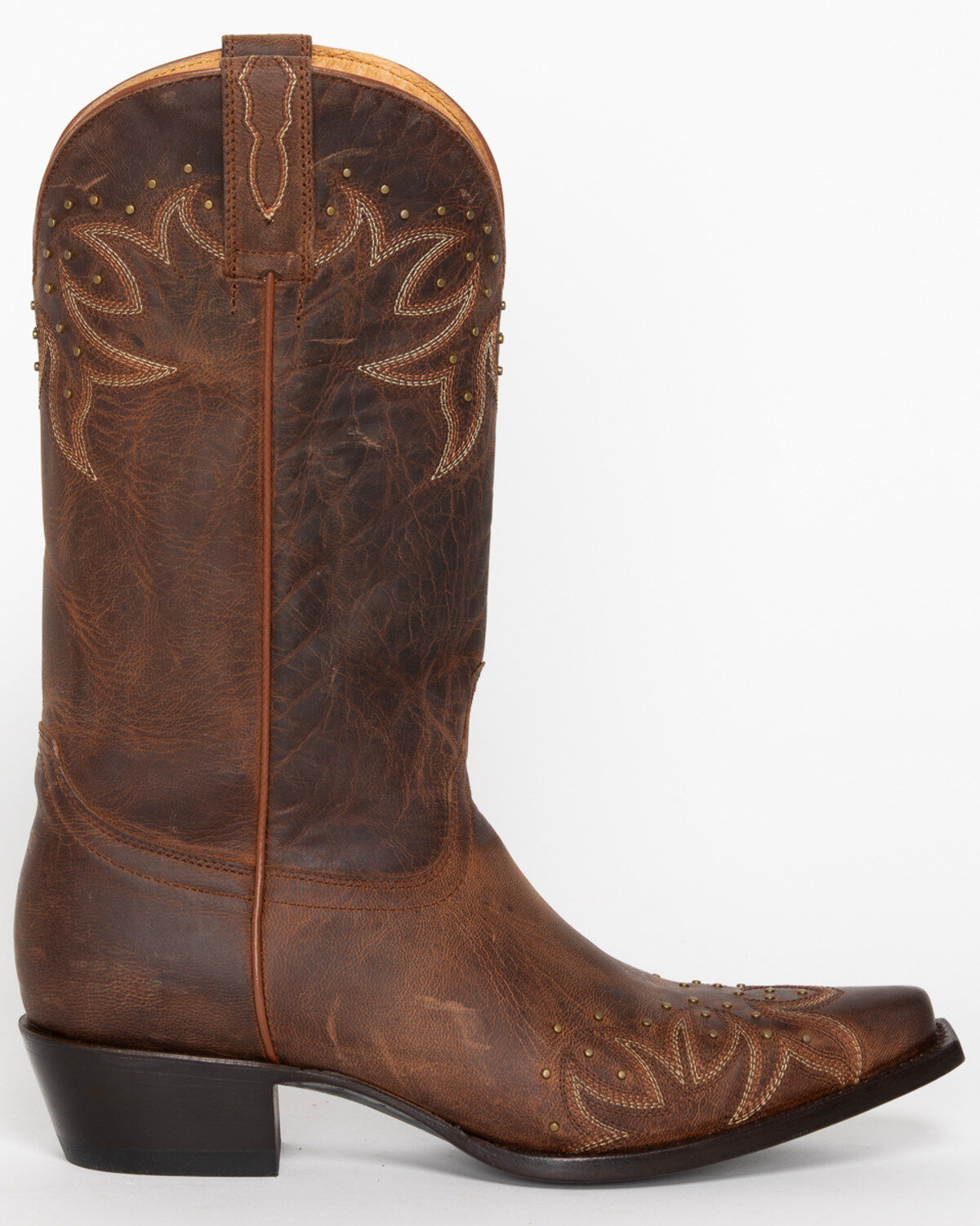 Image #6 - Shyanne Women's Studded Wing Tip Cowgirl Boots - Snip Toe, Brown, hi-res