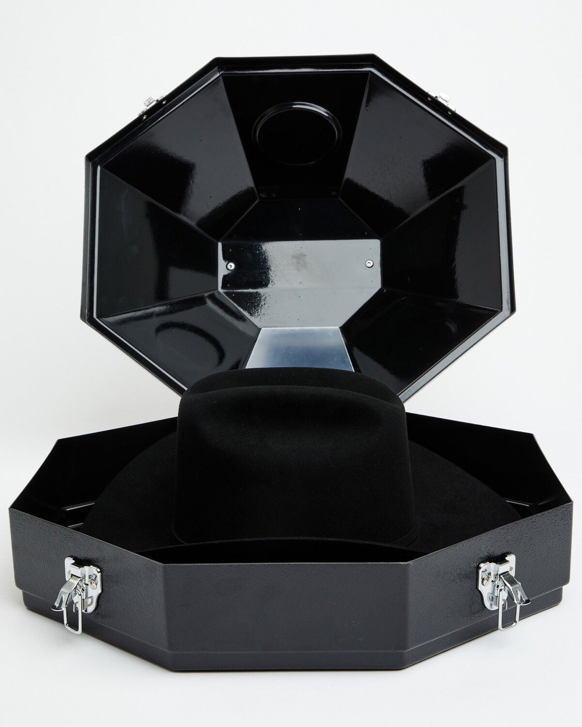 Image #4 - Stetson 100X El Presidente Felt Cowboy Hat, Black, hi-res
