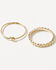 Image #4 - Shyanne Women's Knot Signet Ring Set - 5 Piece, Gold, hi-res