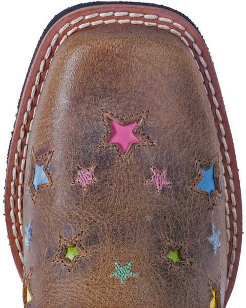 Image #6 - Dan Post Little Girls' Starlett Western Boots - Square Toe , , hi-res