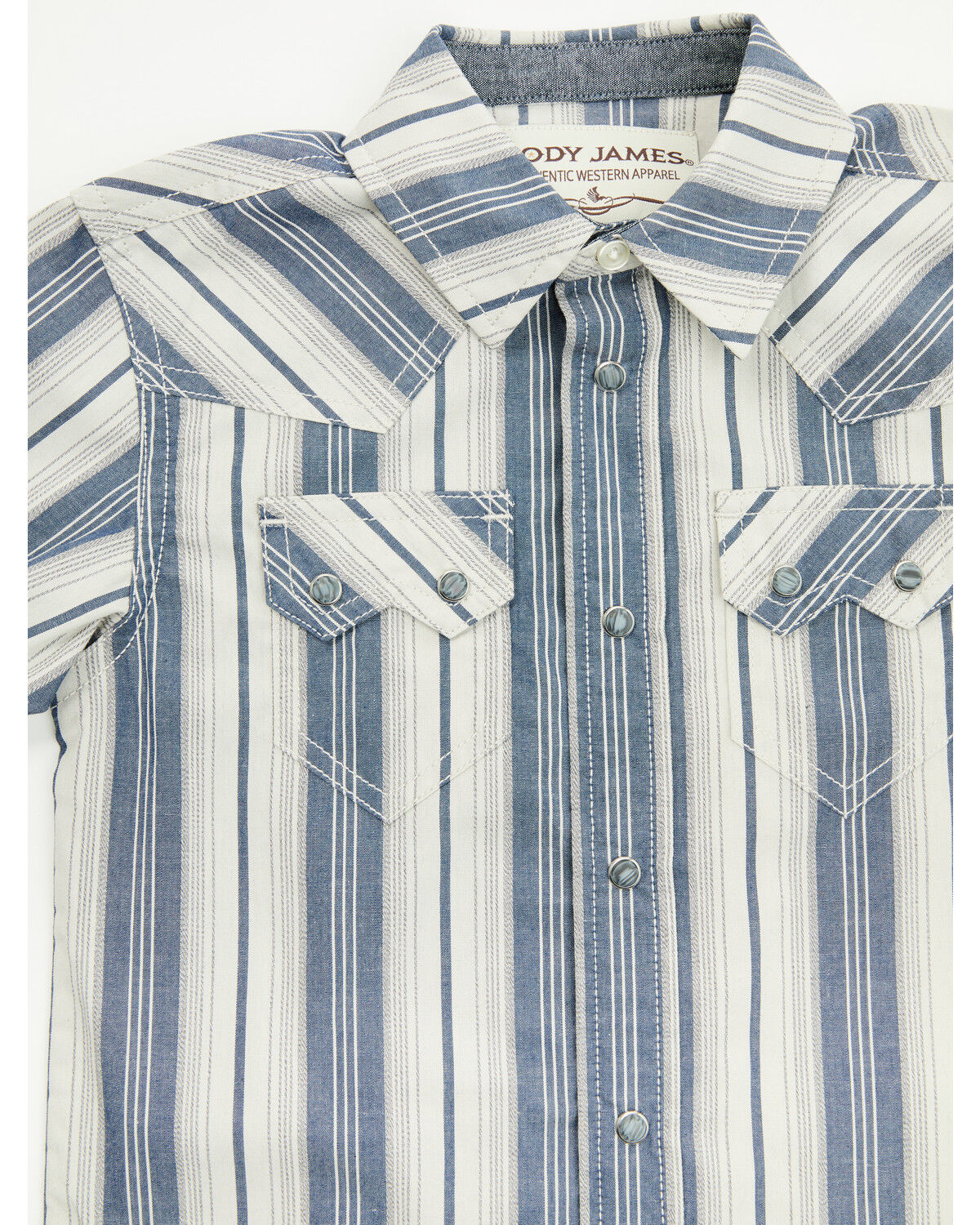 Product Name:  Cody James Toddler Boys' Roman Striped Short Sleeve Snap Western Shirt
