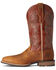 Ariat Men's Everlite Go Getter Western Boots - Broad Square Toe, Brown, hi-res