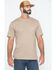 Carhartt Men's Loose Fit Heavyweight Logo Pocket Work T-Shirt, Desert, hi-res