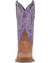 Image #4 - Laredo Women's 11" Western Boots - Broad Square Toe, Purple, hi-res