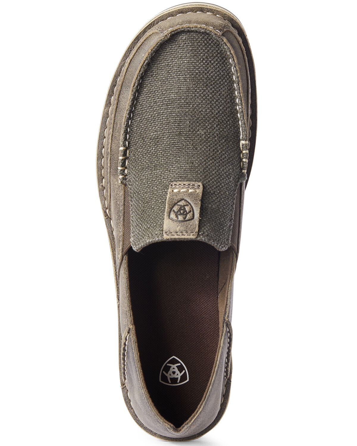 Image #4 - Ariat Men's Gray Noir Cruiser Shoes - Moc Toe, , hi-res