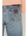 Image #4 - Wrangler Girls' Medium Wash Nala Trouser Stretch Denim Jeans, Medium Wash, hi-res