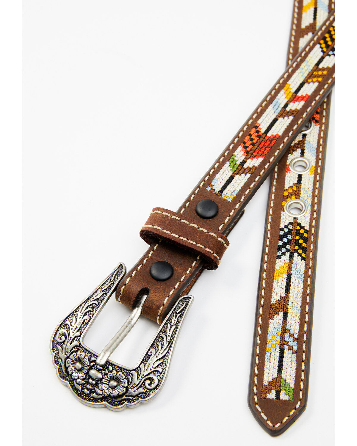 Image #2 - Roper Women's Embroidered Arrow Belt, , hi-res