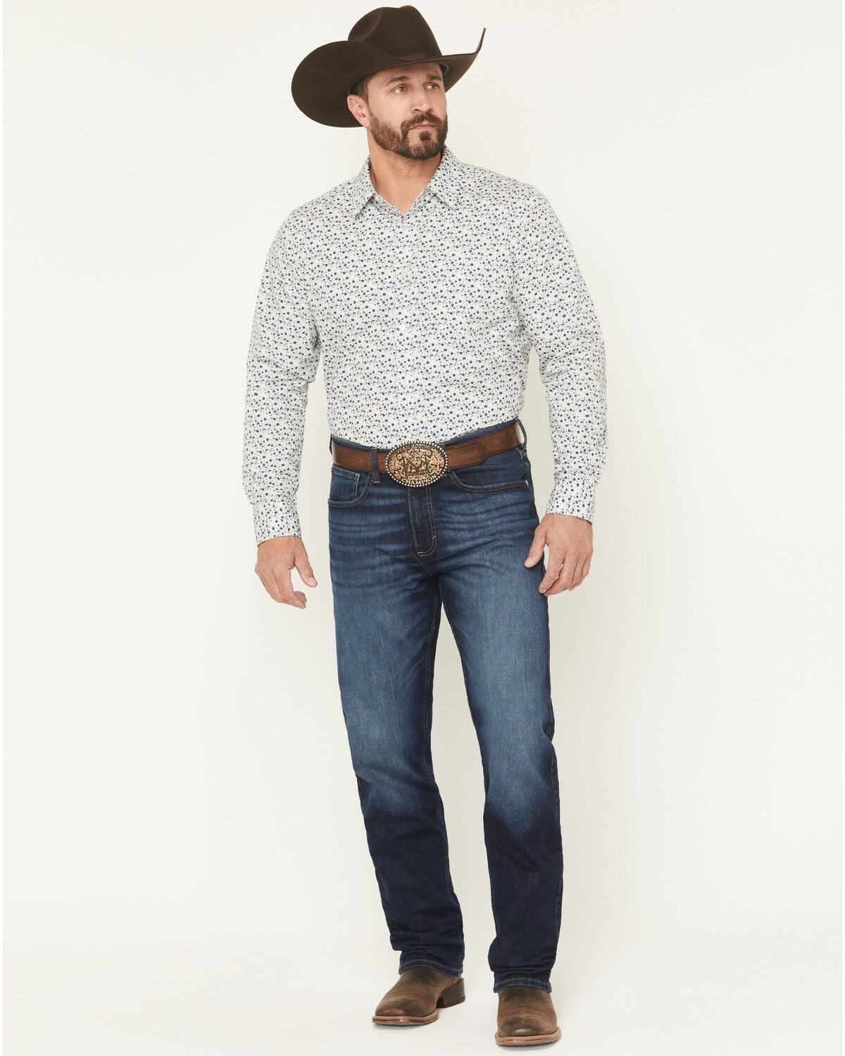 Wrangler Men's 20X Dark Wash Slim Straight Stretch Denim Jeans, Dark Wash, hi-res