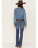 Image #3 - Wrangler Retro Women's Medium Wash Mid Rise Mae Megan Bootcut Jeans, Blue, hi-res
