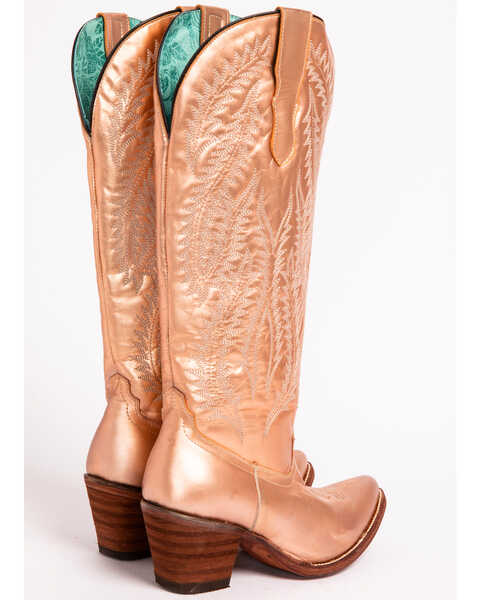 Image #14 - Corral Women's Gold Embroidery Tall Top Cowgirl Boots - Pointed Toe , , hi-res