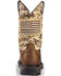 Image #7 - Ariat Men's WorkHog® Patriot Western Boots - Steel Toe, Brown, hi-res