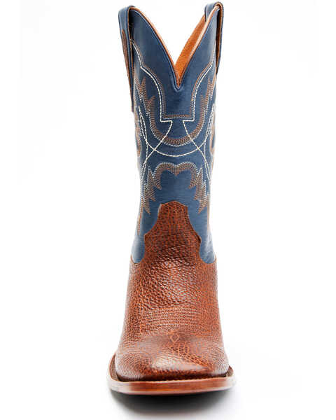 Image #2 - Cody James Men's Whiskey Blues Western Performance Boots - Broad Square Toe, Blue, hi-res